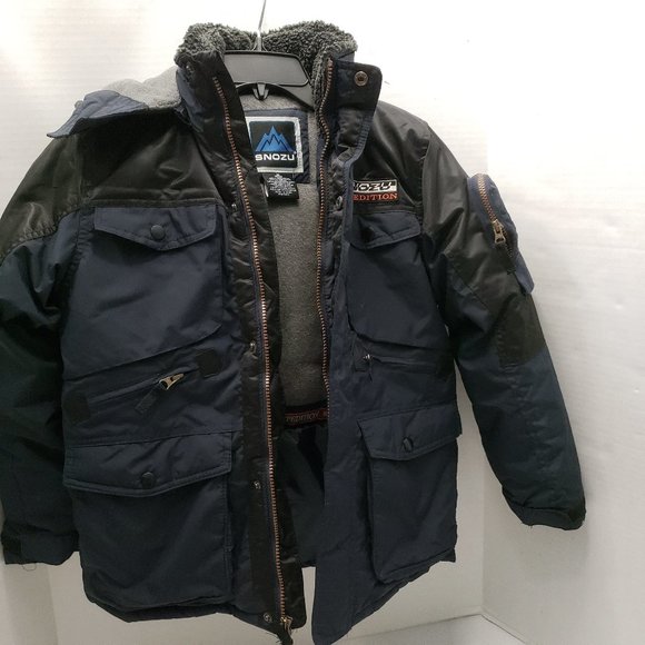 New Boys SNOZU Expedition Coat Jacket Hooded M 10+